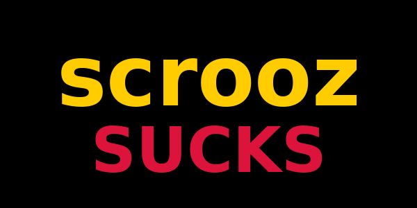 Scrooz Sucks logo